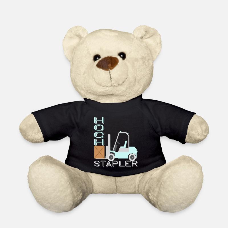 Hochstapler Staplerfahrer Gabelstaplerfahrer Lager - Teddy - Schwarz