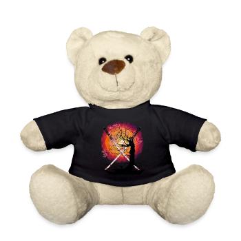 Katana Japan Samurai SwordFight Sword - Teddy Bear - black - Front