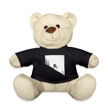 Mountainbike Biker Berg Wald Bike Fahrrad - Teddy - Schwarz - Vorne