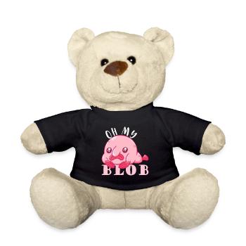 Niedlicher Blobfisch geschenk - Teddy - Schwarz - Vorne