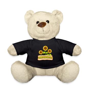 Gartenchefin Gartenarbeit Hobbgärtner Spruch - Teddy - Schwarz - Vorne