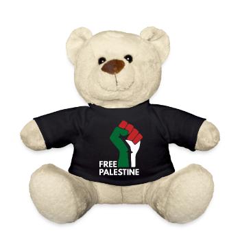 Palestine libre - Nounours - noir - Devant