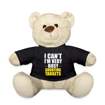 Tir sportif Tir de tir Rengaine Cadeau - Nounours - noir - Devant