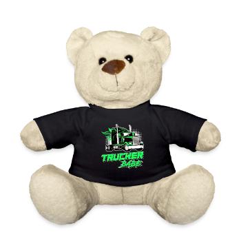Camion chauffeur camion routier camionneur femmes - Nounours - noir - Devant