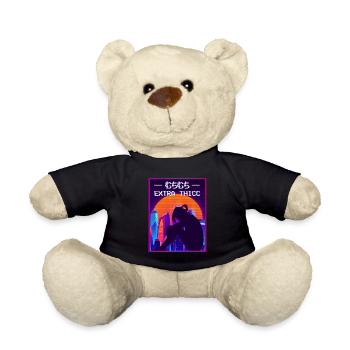 Extra Thicc Sad Anime Girl Tokyo Streetwear Lofi - Nounours - noir - Devant