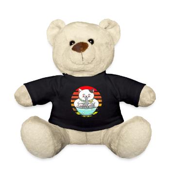 Chinesische Katze Chinesische Nudeln - Teddy - Schwarz - Vorne