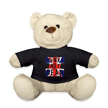 Punks not dead Punker Angleterre Royaume-Uni - Nounours - noir - Devant
