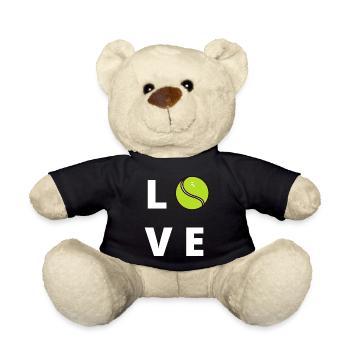 LIEBE TENNIS - Teddy - Schwarz - Vorne