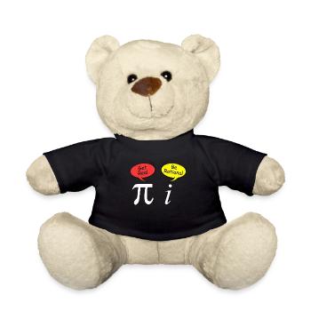 Komplexe Zahlen Witz Irrationale Zahl Mathematik - Teddy - Schwarz - Vorne