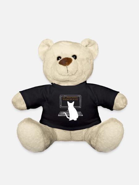 Katzenbesitzer Katzen Programmierer Informatik - Teddy - Schwarz