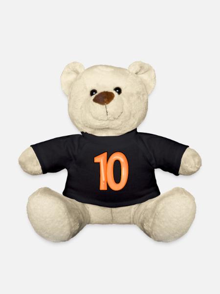 Nummer 10 - Teddy - Schwarz
