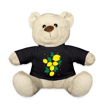 Frische Zitronenfrüchte - Teddy - Schwarz - Vorne