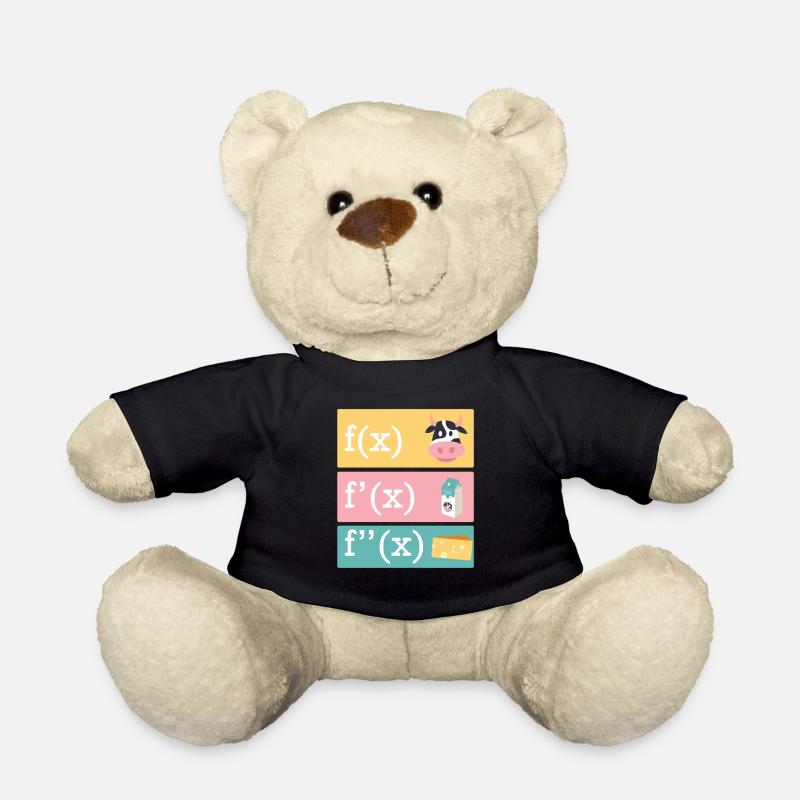 Mathematiker Witz Ableitung der Kuh Milch Käse - Teddy - Schwarz