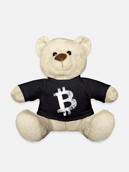 Bitcoin Krypto - Teddy - Schwarz