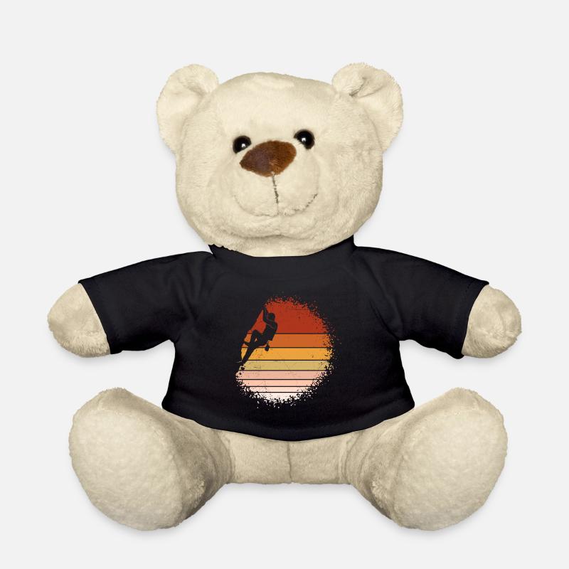 Vintage Kletter Kletterei Retro Boulder - Teddy - Schwarz