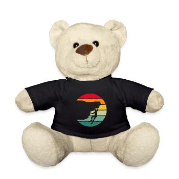 Felsklettern Kletterer Bergsteiger Kletter - Teddy - Schwarz - Vorne