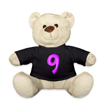 Nummer 9 - Teddy - Schwarz - Vorne