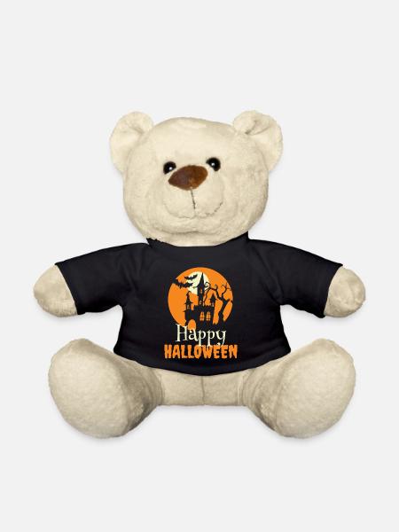 happy halloween - Teddy - Schwarz