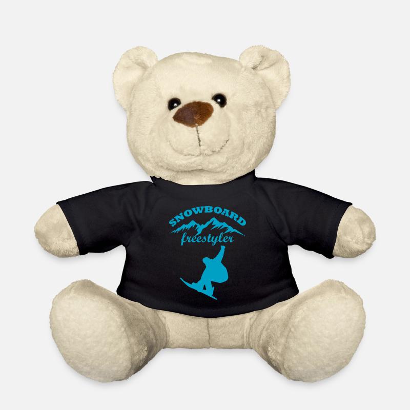 Snowboard Snowboarder - Nounours - noir