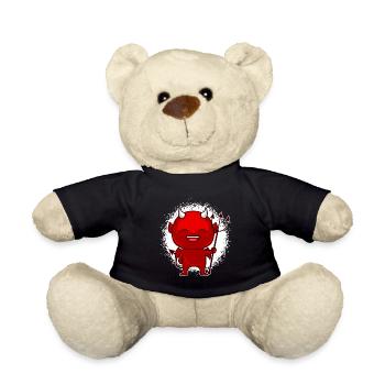 Petit Diable Satan Antéchrist - Nounours - noir - Devant