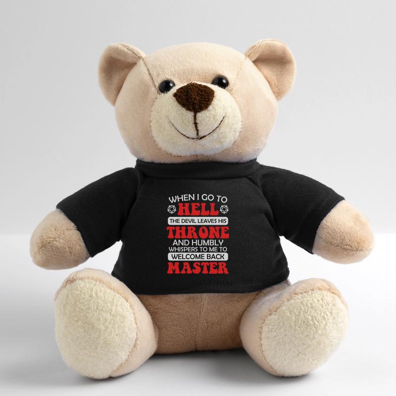 Sarcasm Devil Joke Satan Antichrist Evil Common Teddy Bear