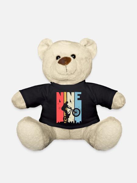 9 Geburtstag 9 Jahre Bmx Kinder Kindergeburtstag - Teddy - Schwarz