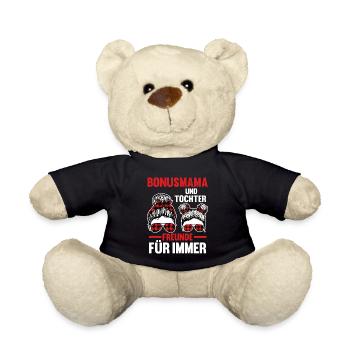 Bonusmama und Tochter - Teddy - Schwarz - Vorne