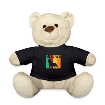 American Bully Pitbull Bulldog Cadeau - Nounours - noir - Devant