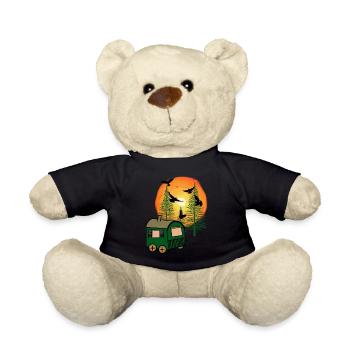 Kleine Hütte Haus Bauwagen Naturliebhaber Freiheit - Teddy - Schwarz - Vorne
