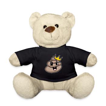 Poop King - Teddy Bear - black - Front
