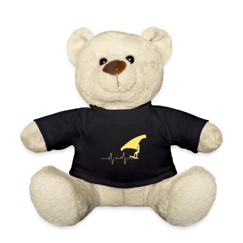 Wing Surf Heartbeat Wing Foiler Heart Wing Foil - Teddy Bear - black - Front