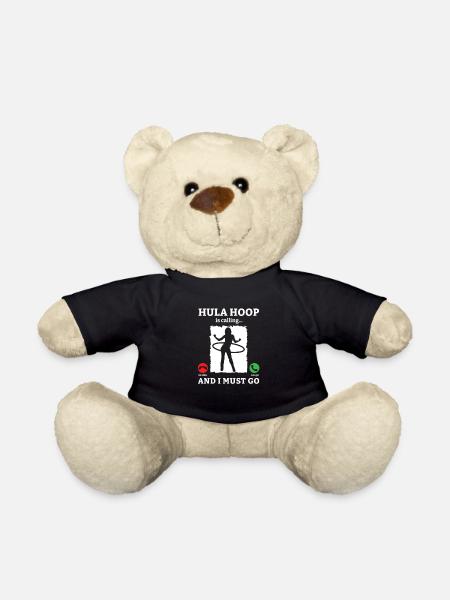 Hulahoop Hullern HulaHoop Sport Hullern Geschenk - Teddy - Schwarz