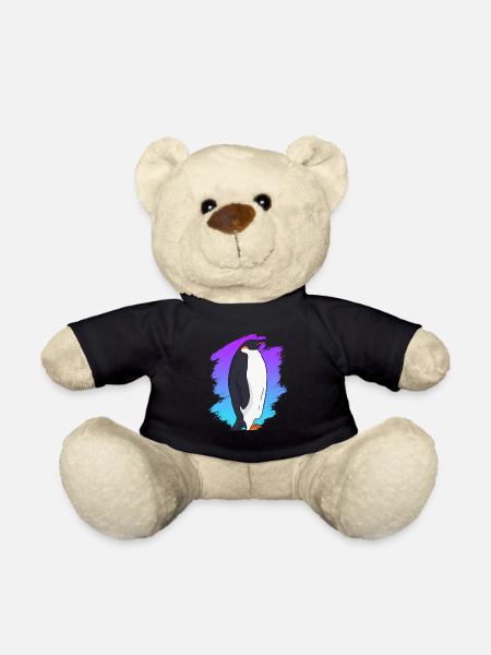 Penguin King Penguin - Teddy Bear - black