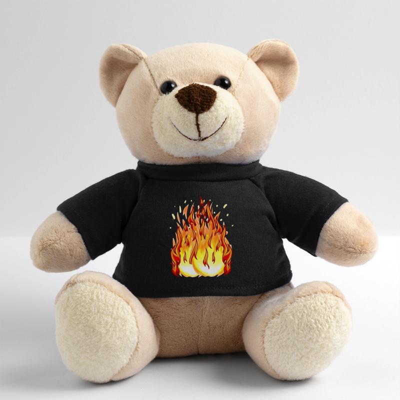 Fire Flame Fireball Inferno Burn Fire Teddy Bear