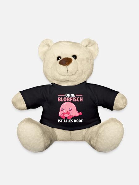 Blobfisch - Teddy - Schwarz
