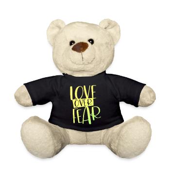 love over fear - Teddy - Schwarz - Vorne