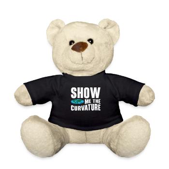 Zeig mir die Erdkrümmung - Teddy - Schwarz - Vorne