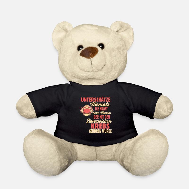 Sternzeichen Krebs - Teddy - Schwarz