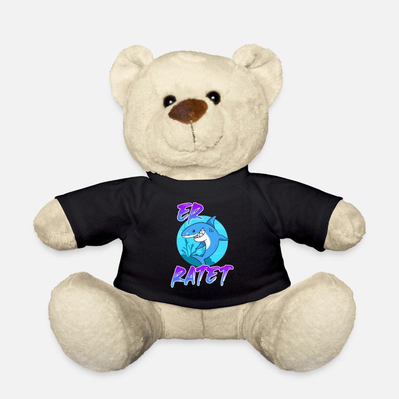 Er heiratet Hai-ratet Wortwitz Männer - Teddy - Schwarz