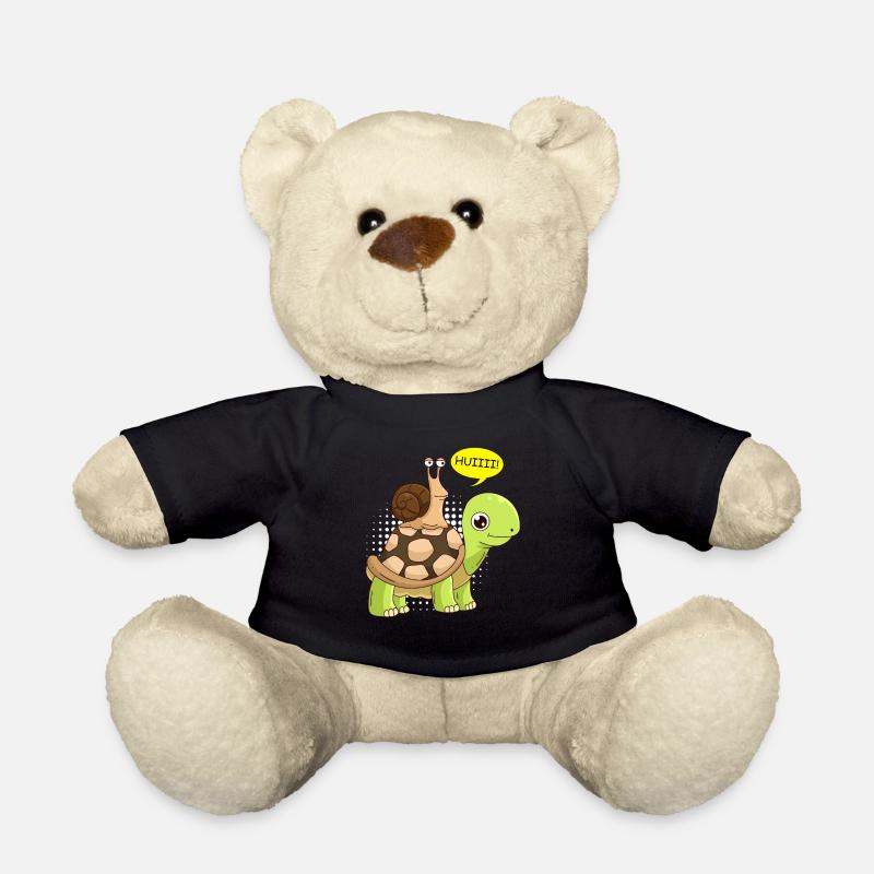 Sarkasmus Geschwindigkeit Wheee! Schnecke - Teddy - Schwarz