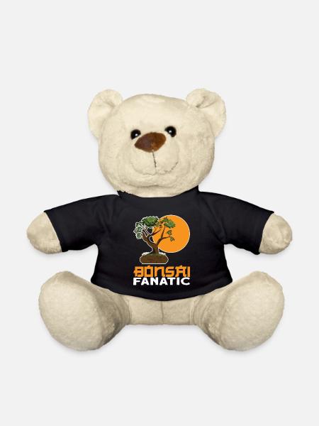 Bonsai Fanatic Vintage Nature Design - Teddy Bear - black