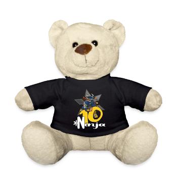 birthday 10 years ninja anime 10.birthday - Teddy Bear - black - Front