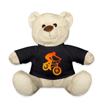 Vélo bmx homme femme bmx vélo jeune cyclisme - Nounours - noir - Devant