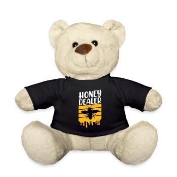 Honey Dealer Bees Beekeeper Beekeeping - Teddy - Schwarz - Vorne