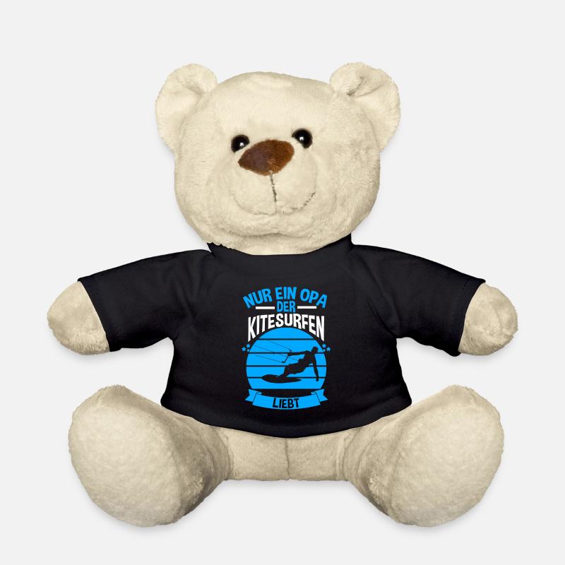 Kitesurfen Opa - Teddy - Schwarz