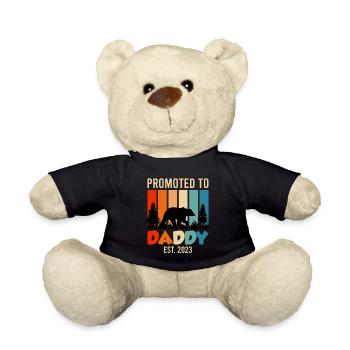 Promu papa 2023 expectant papa 2023 - Nounours - noir - Devant