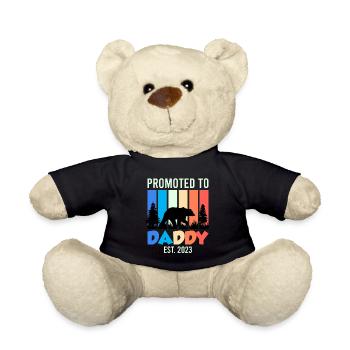Promu papa 2023 expectant papa 2023 - Nounours - noir - Devant