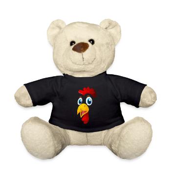 Lustiges Huhn Hühner Landwirt Hühner Besitzer - Teddy - Schwarz - Vorne