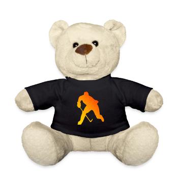 Damen Ice Hockey player Eishockey Ice Hockey - Teddy - Schwarz - Vorne