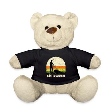Mäht in Germany Rasenmäher Garten - Teddy - Schwarz - Vorne